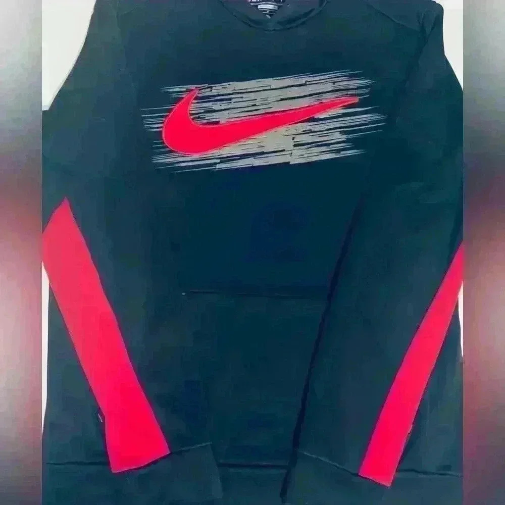 Nike Therma-FIT, Men’s Size Medium, (Women’s Size L), Pullover Hoodie, Black - Picture 8 of 14